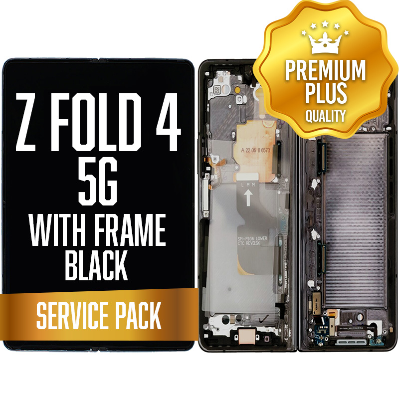 OLED Assembly (Inner) for Samsung Galaxy Z Fold 4 5G (F936) With Frame - Black (Service Pack)