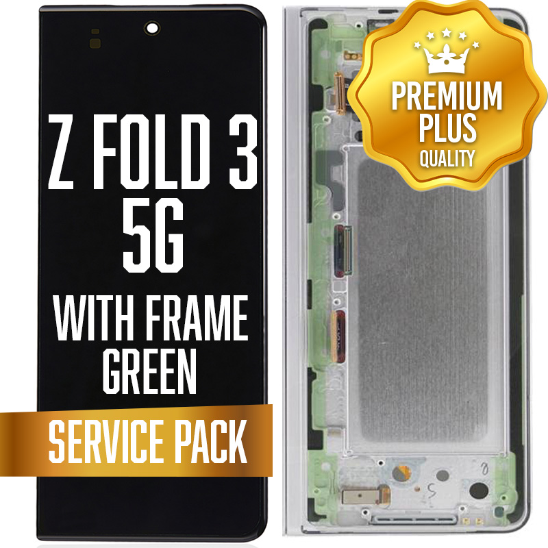 OLED Assembly (Inner) for Samsung Galaxy Z Fold 3 5G (2020) With Frame - Green (Service Pack)
