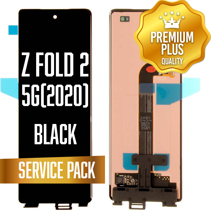 OLED Assembly (Outer) for Samsung Galaxy Z Fold 2 5G (2020) - Black (Service Pack)