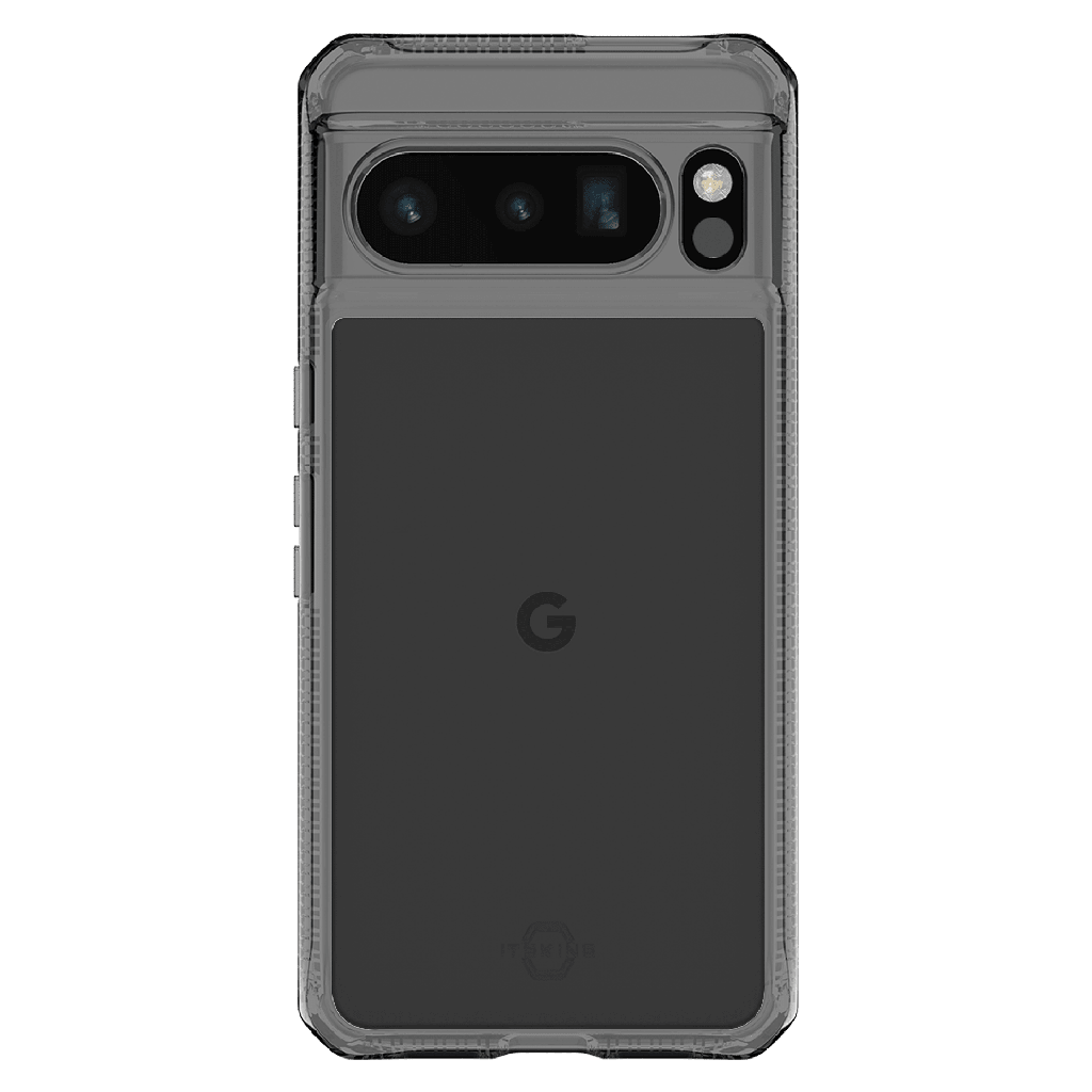 Itskins - Hybridr Clear Case For Google Pixel 8 Pro - Black And Transparent
