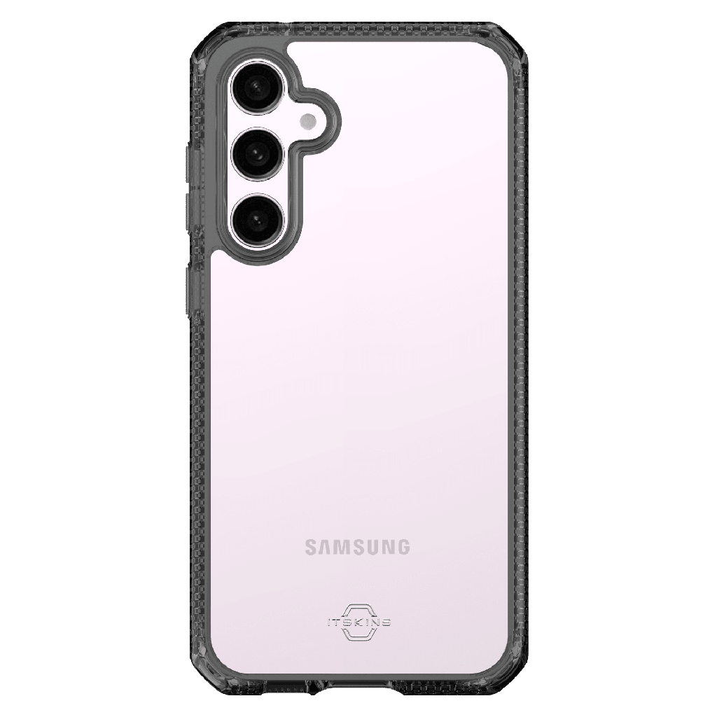 Itskins - Hybridr Clear Case For Samsung Galaxy S23 Fe - Black And Transparent