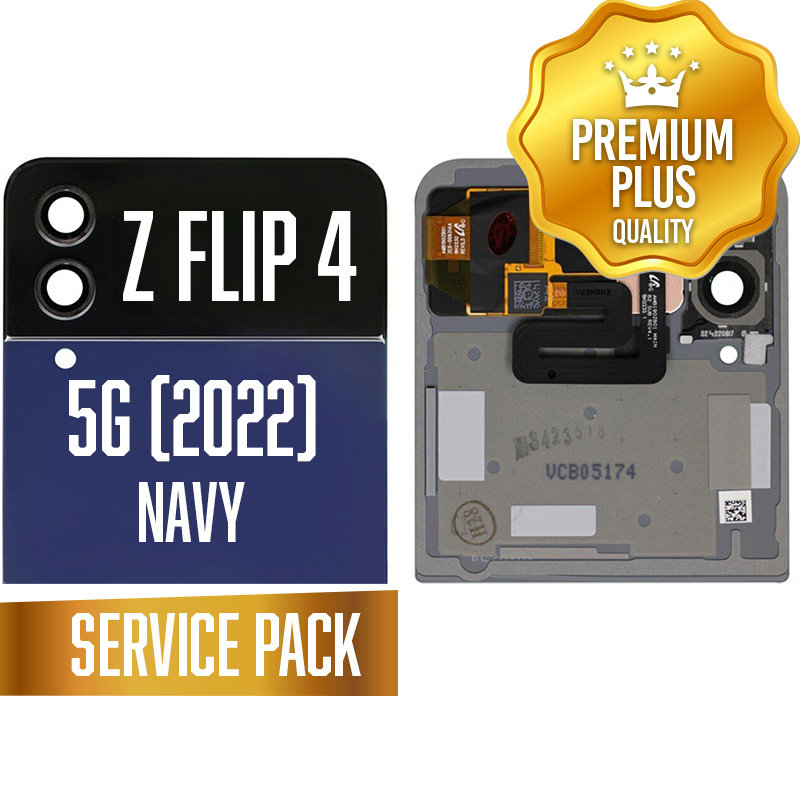 OLED Assembly (Outer) for Samsung Galaxy Z Flip 4 5G (F721) - Blue (Service Pack)
