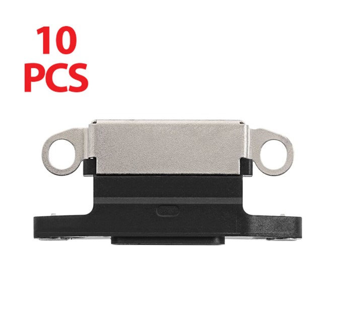 Charging Port Only For iPhone 14 Pro / 14 Pro Max (10 Pack) (Space Black) (Premium)