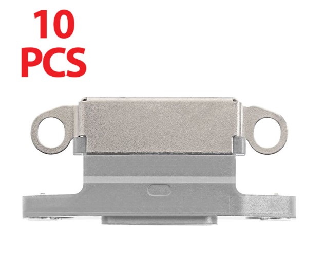 Charging Port Only Compatible With iPhone 14 Pro / 14 Pro Max  (SILVER) (10 Pack)