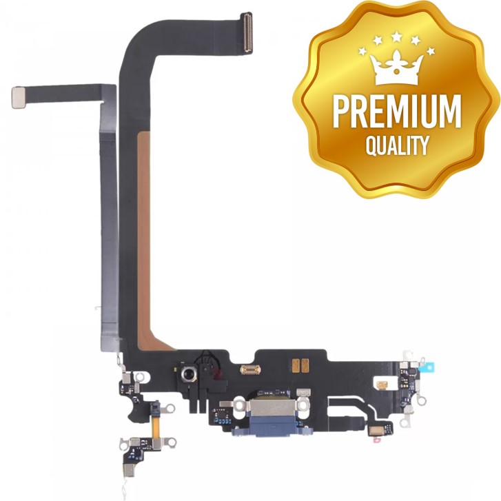 Charging Port Flex Cable For iPhone 14 Pro Max (DEEP PURPLE) (Premium)
