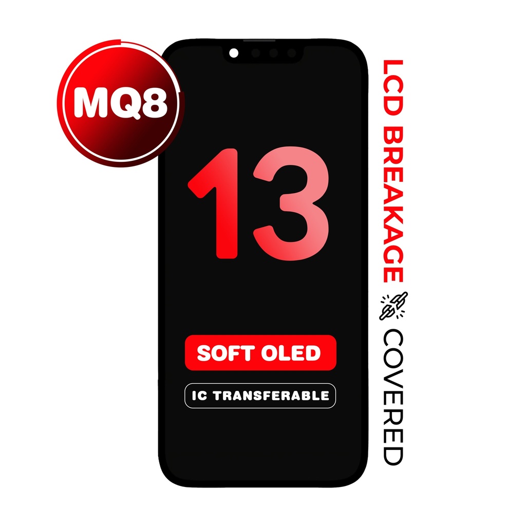 OLED Assembly for iPhone 13 (MQ8 / Soft OLED) (IC Transferable)