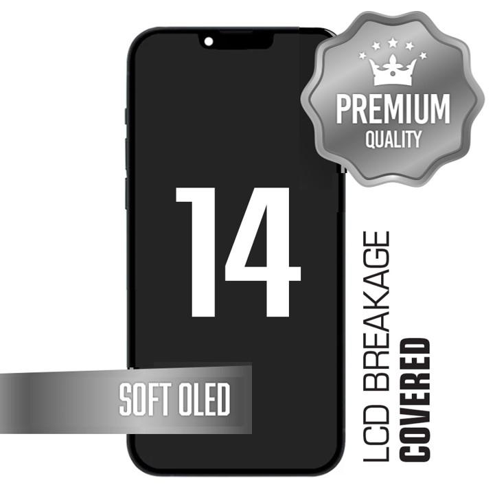 OLED Assembly for iPhone 14 (Premium Quality, Soft OLED)