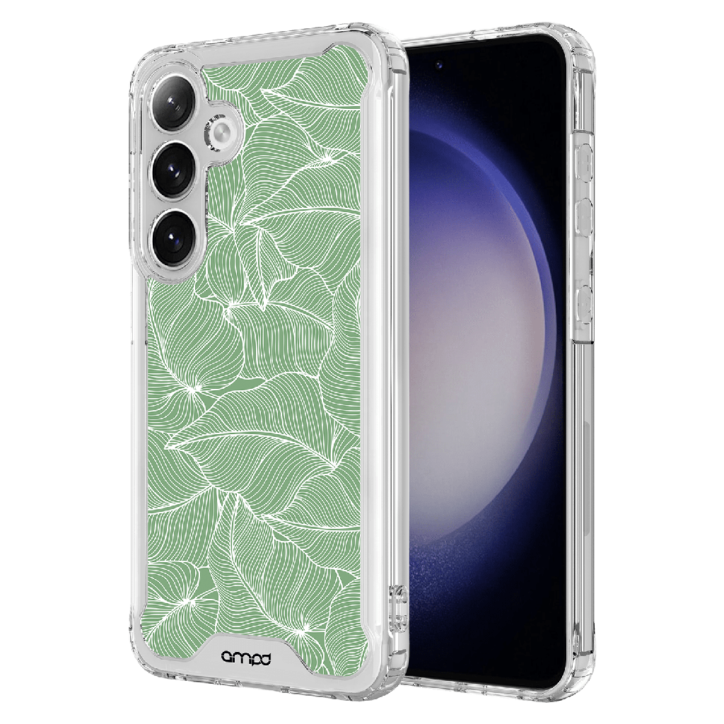Ampd - Tpu  /  Acrylic Hd Print Case For Samsung Galaxy S23 Fe - Palm