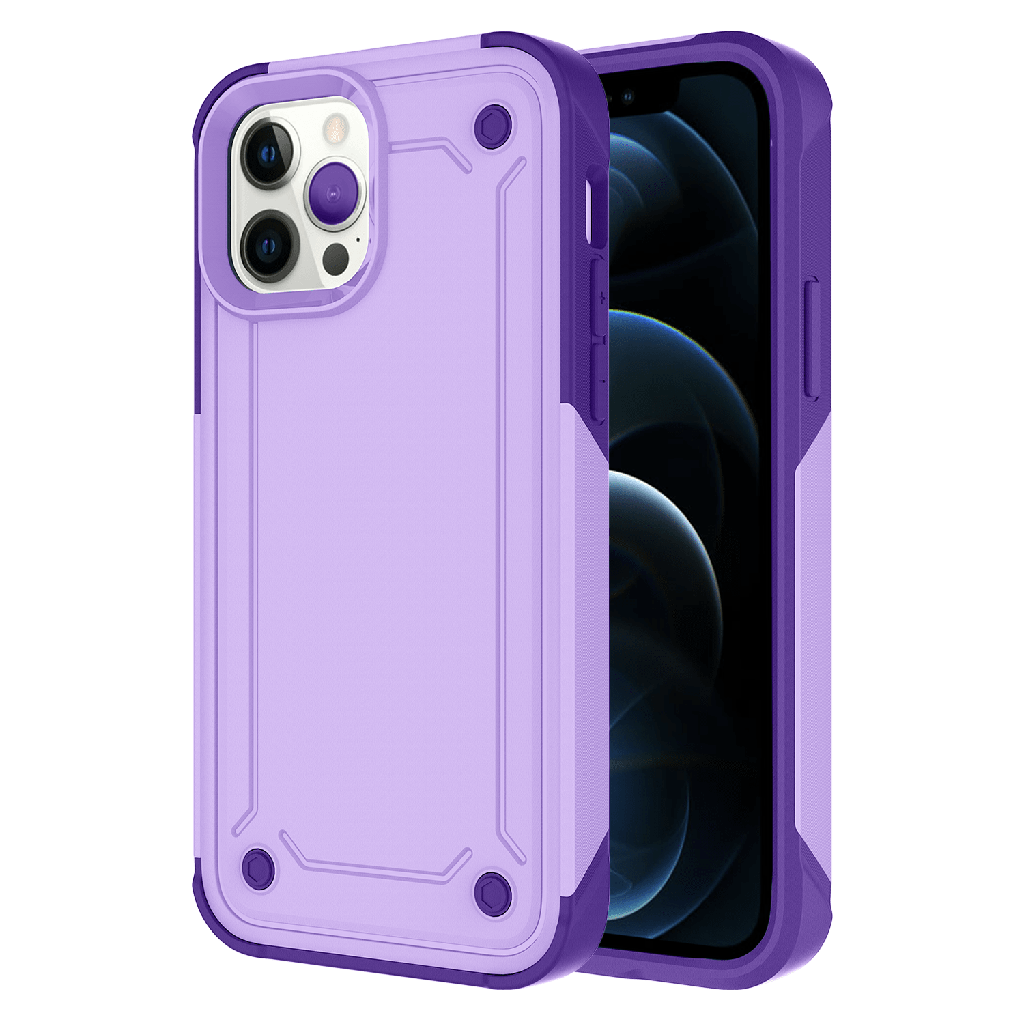 Ampd - Rugged Drop Case For Apple Iphone 12 - Purple