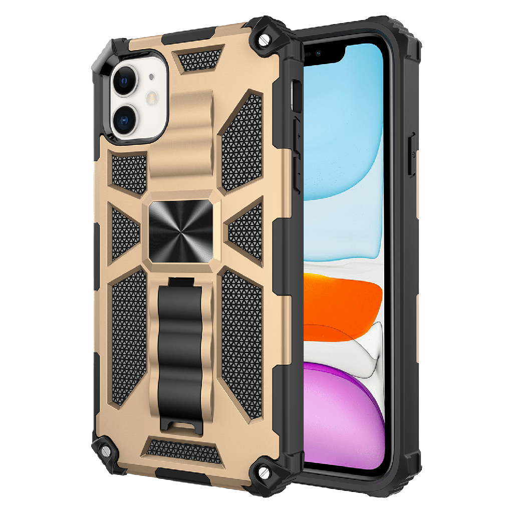 Ampd - Spiderkick Dual Layer Case For Apple Iphone 11 - Gold