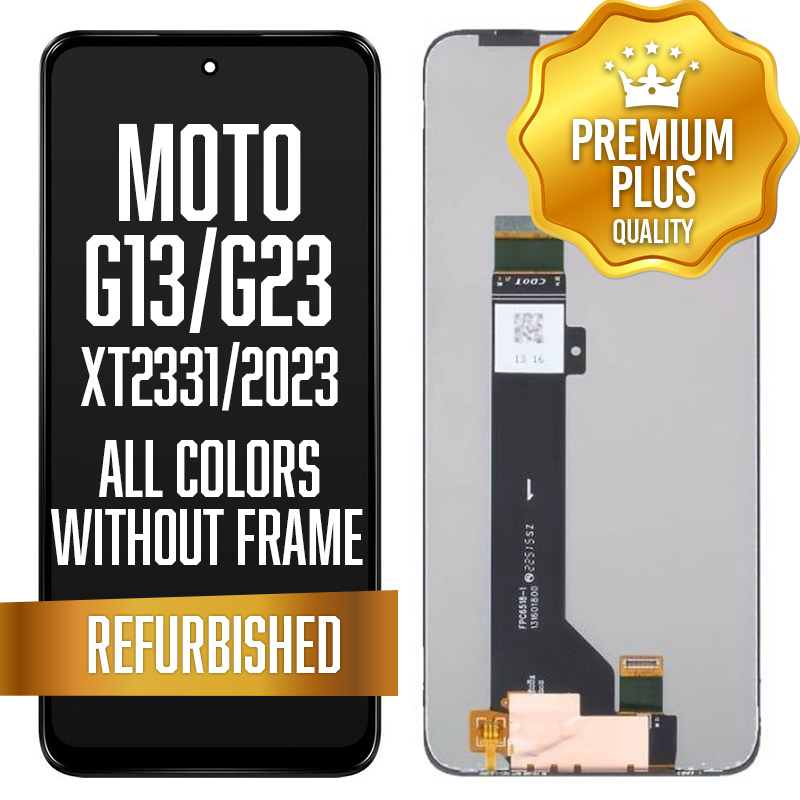 LCD w/out frame for Motorola Moto G13 (XT2331-2 / 2023) G23 (XT2333-3 / 2023) - All Colors (Premium/ Refurbished)