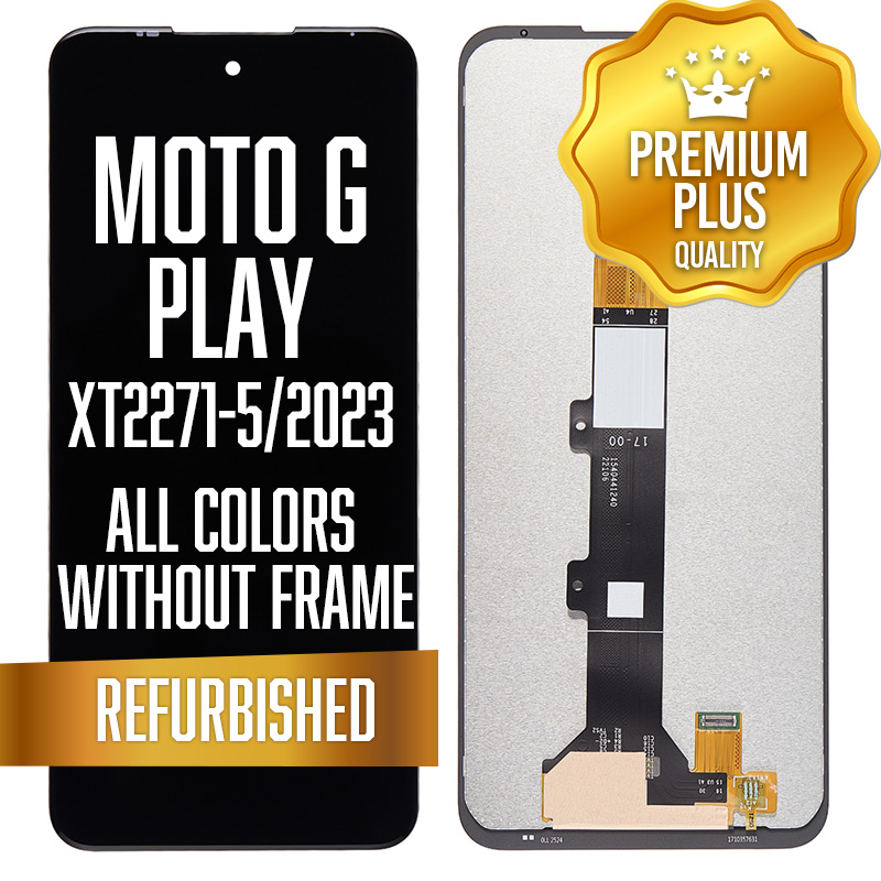 LCD w/out frame for Motorola Moto G Play (XT2271-5 / 2023) - All Colors (Premium/ Refurbished)