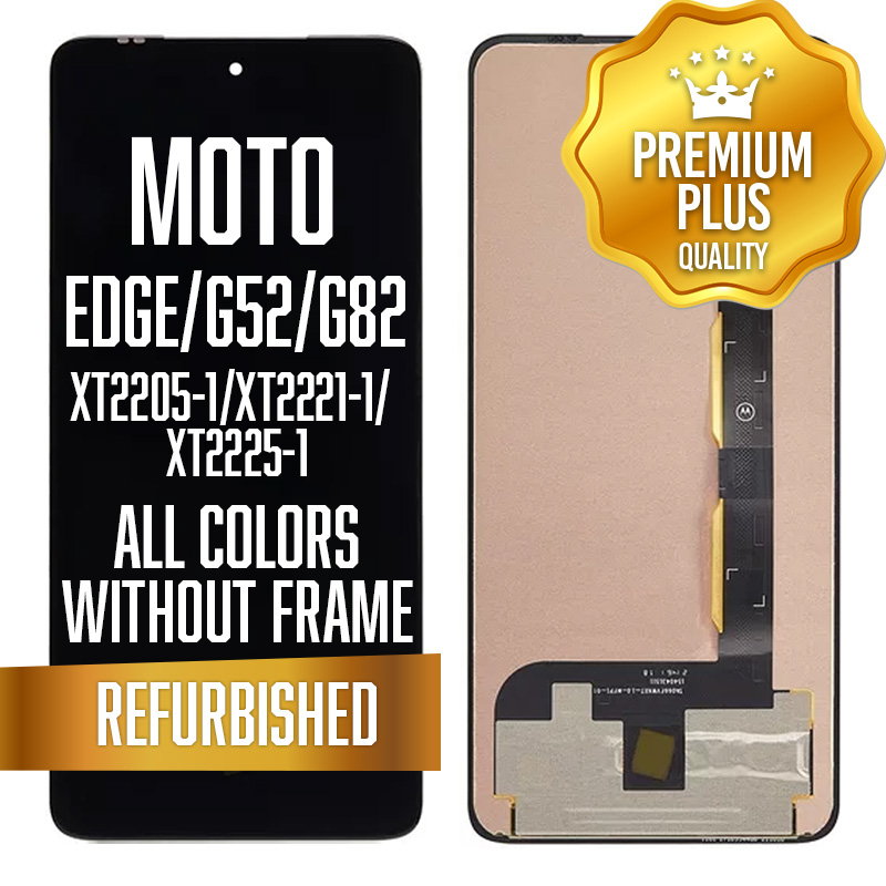OLED w/out frame for Motorola Moto Edge 2022 (XT2205-1) / G52 (XT2221-1 / 2022) / G82 5G (XT2225-1 / 2022) - All Colors (Premium/ Refurbished)