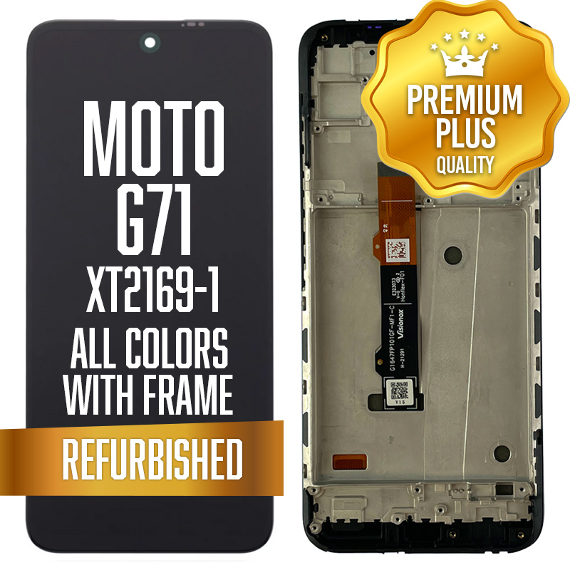 OLED with frame for Moto G71 5G (XT2169-1) - All Colors (Premium)