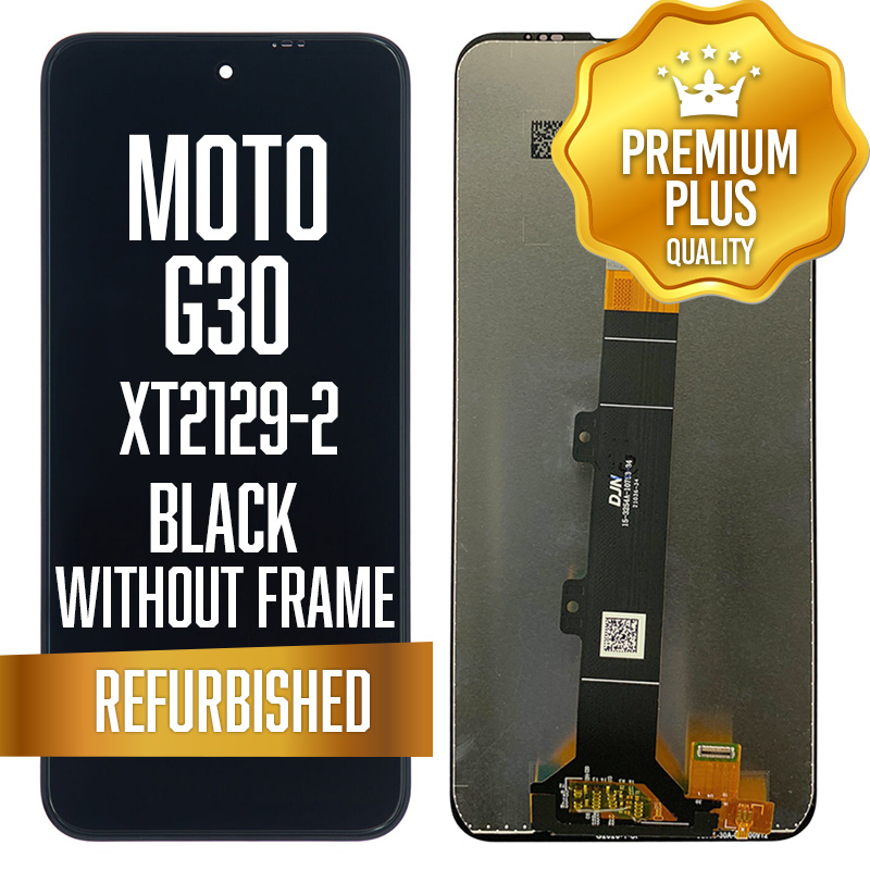 LCD w/out frame for Motorola Moto G30 (XT2129-2) - Black (Premium/ Refurbished)