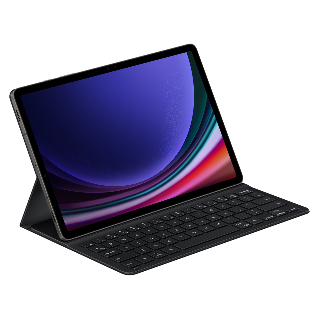 Samsung - Book Cover Keyboard Slim Case For Samsung Galaxy Tab S9  /  S9 Fe - Black
