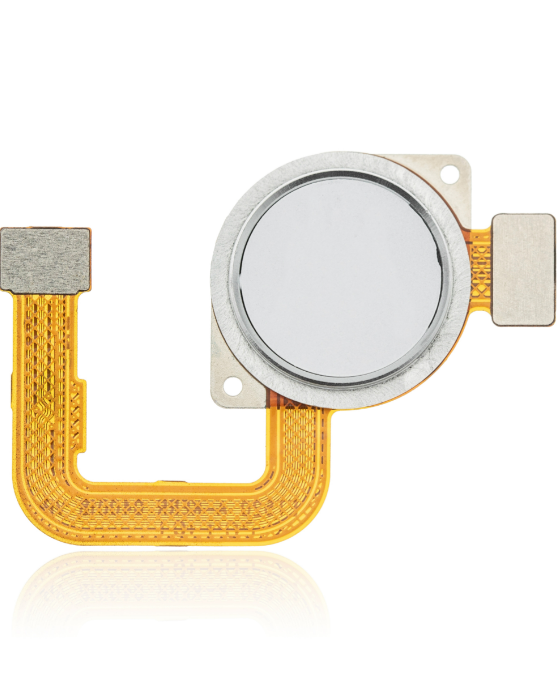 Fingerprint Reader With Flex Cable For Motorola Moto G Power (XT2041-4 / XT2041-6 / XT2041-7 / XT2041DL / 2020) / G Stylus 6.4" (XT2043 / 2020) (White) (Premium)