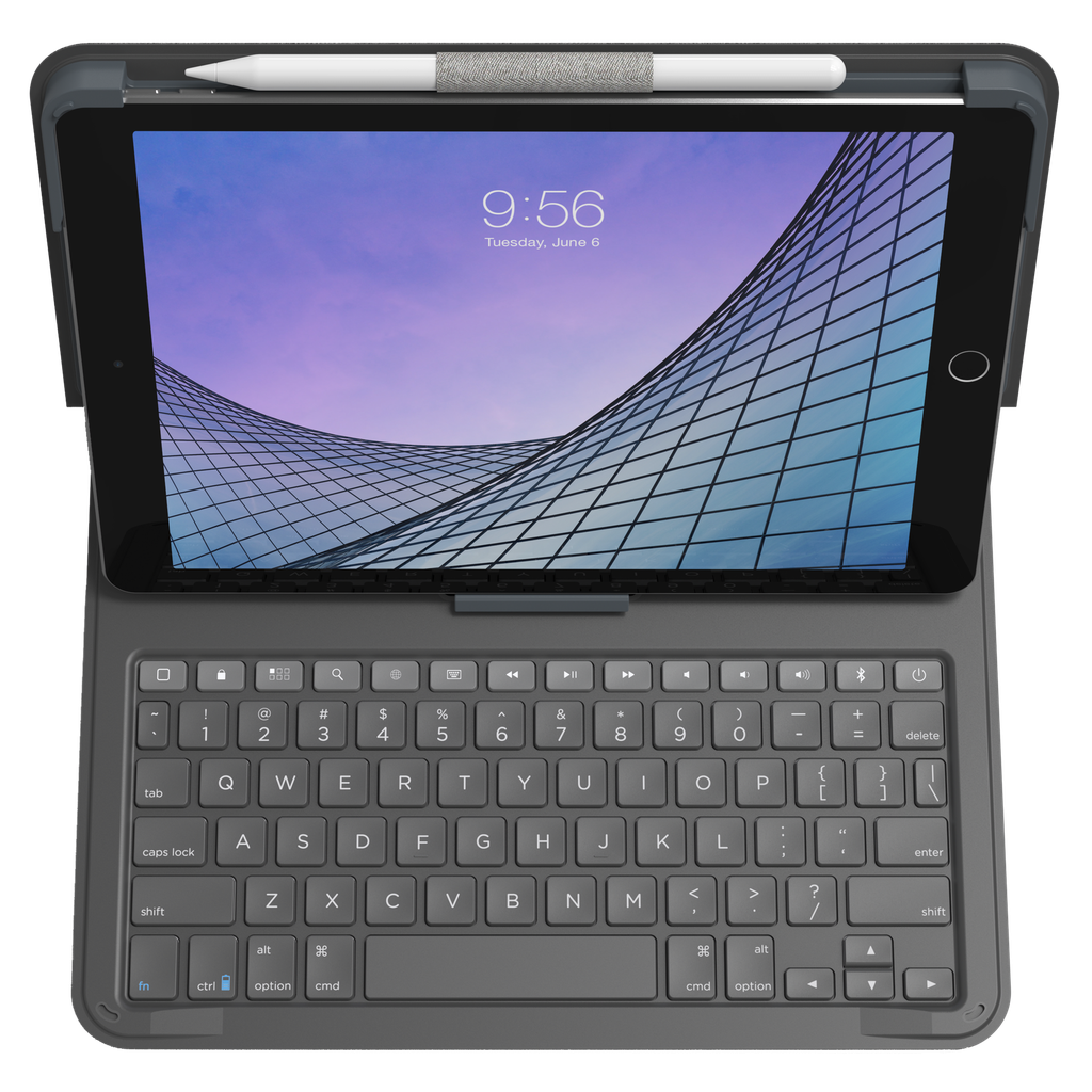 Zagg - Messenger Folio 2 Keyboard And Case For Apple Ipad 10.9 - Charcoal