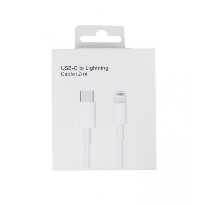 18W USB-C to USB-L Cable (6 ft) (White) 