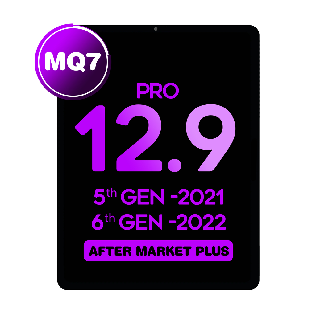 LCD Assembly with Digitizer for iPad Pro 12.9" (5th Gen/2021 / 6th Gen 2022) (MQ7 / Aftermarket Plus)