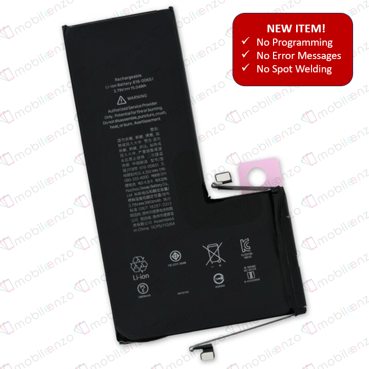 Battery For iPhone 11 Pro (High Premium - No Error Message Battery) (Ground Shipping Only)