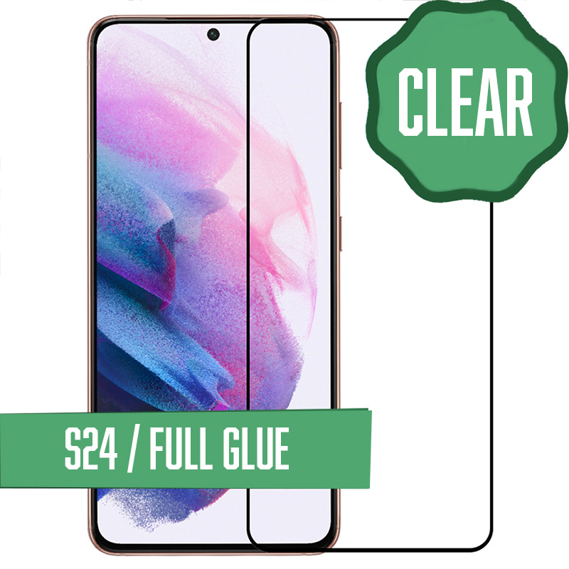 Tempered Glass for Samsung S24 - Full Glue