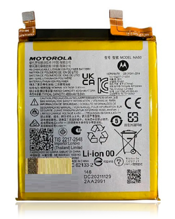 Battery For Motorola Edge X30 5G (XT2201-2/6 / 2021) / Edge Plus (XT2201-4 / 2022) / Edge 30 Pro (XT2201-1 / 2022) (NA50) (Ground Shipping Only)