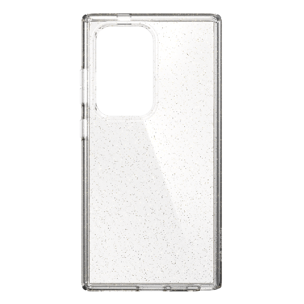 Speck - Presidio Perfect Clear Case For Samsung Galaxy S24 Ultra - Gold Glitter