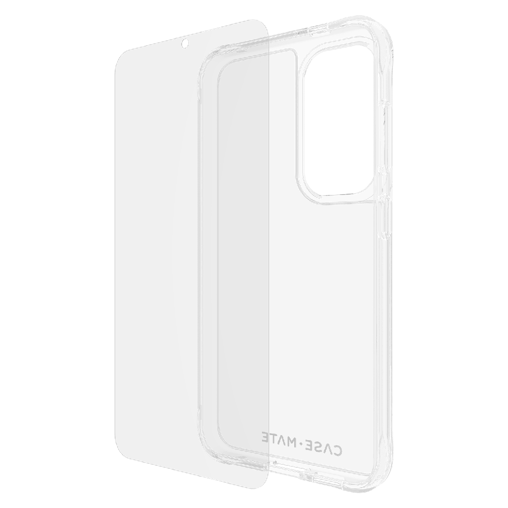 Case-mate - Protection Pack Tough Case And Glass Screen Protector For Samsung Galaxy S24 - Clear