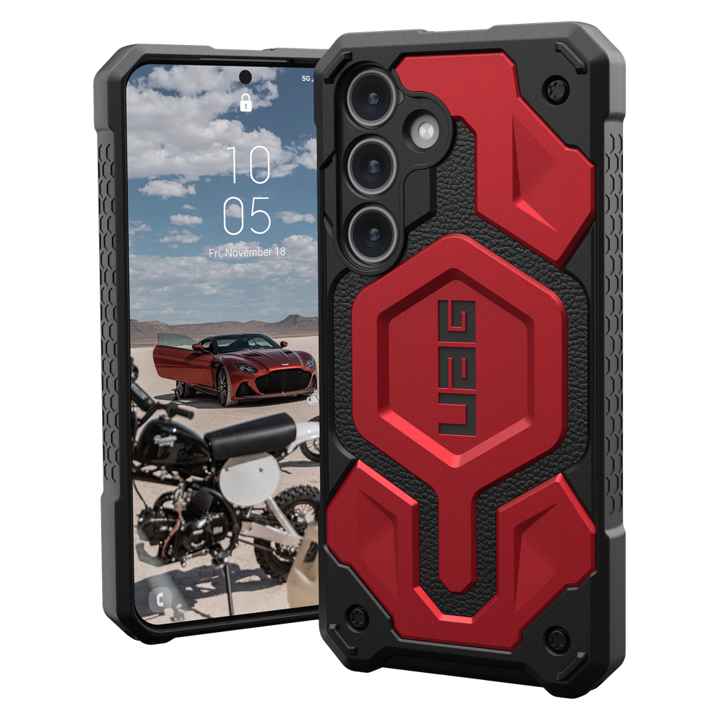 Urban Armor Gear Uag - Monarch Case For Samsung Galaxy S24 - Crimson