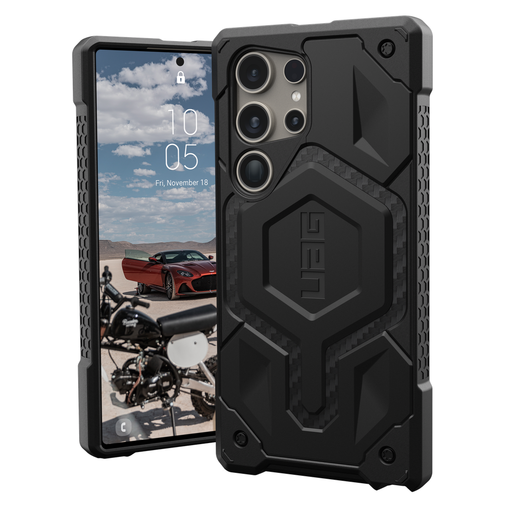 Urban Armor Gear Uag - Monarch Pro Case For Samsung Galaxy S24 Ultra - Carbon Fiber