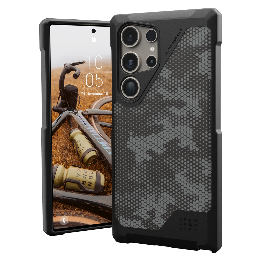 Urban Armor Gear Uag - Metropolis Lt Magsafe Case For Samsung Galaxy S24 Ultra - Micro Hex Camo Graphite