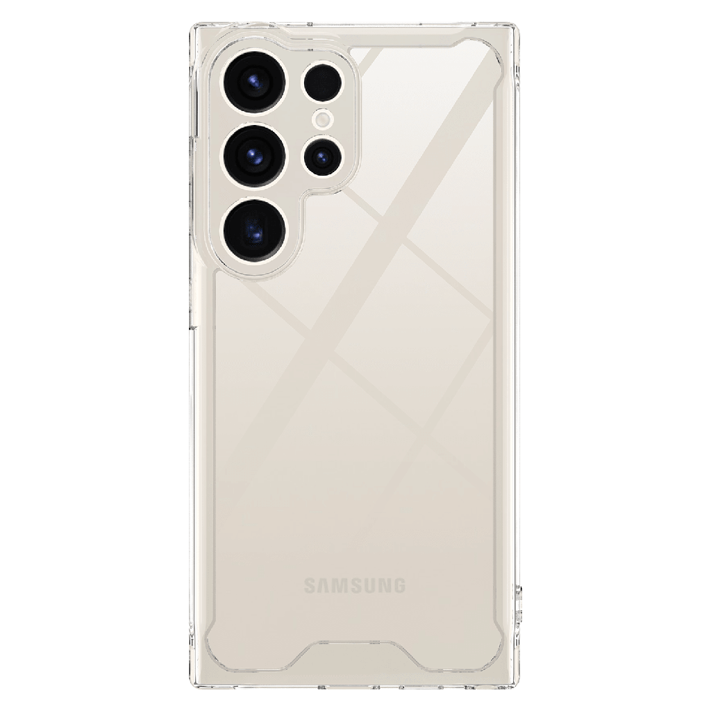 Ampd - Tpu  /  Acrylic Crystal Clear Case For Samsung Galaxy S24 Ultra - Clear