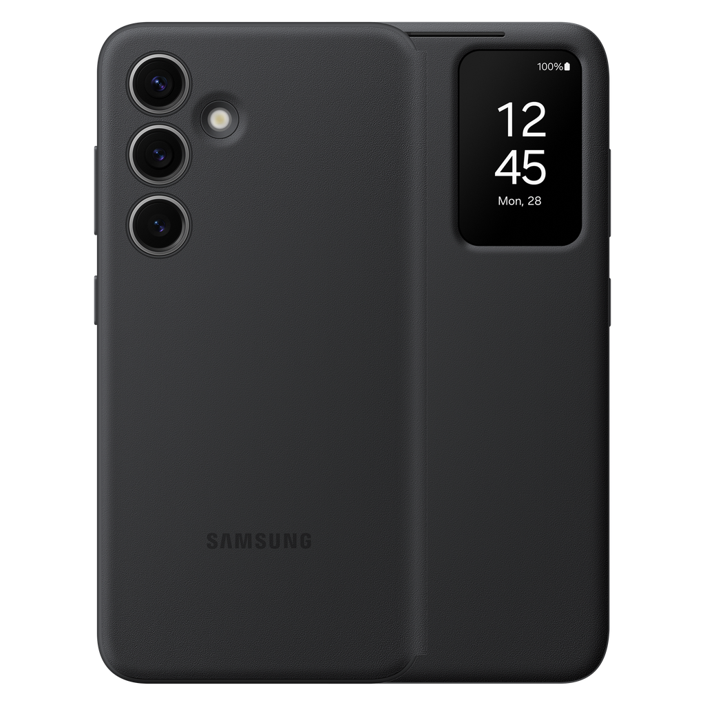 Samsung - Smart View Wallet Case For Samsung Galaxy S24 - Black