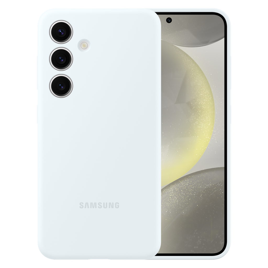 Samsung - Silicone Case For Samsung Galaxy S24 - White