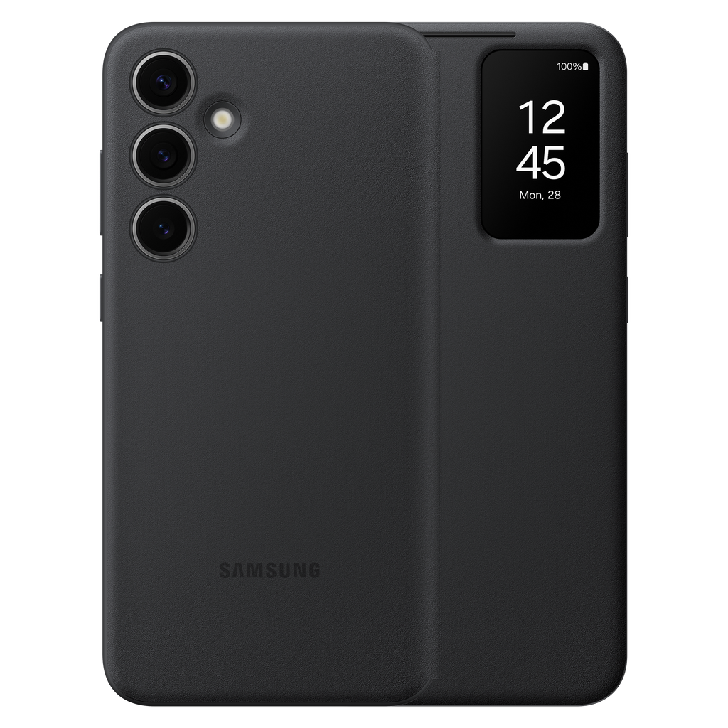 Samsung - Smart View Wallet Case For Samsung Galaxy S24 Plus - Black