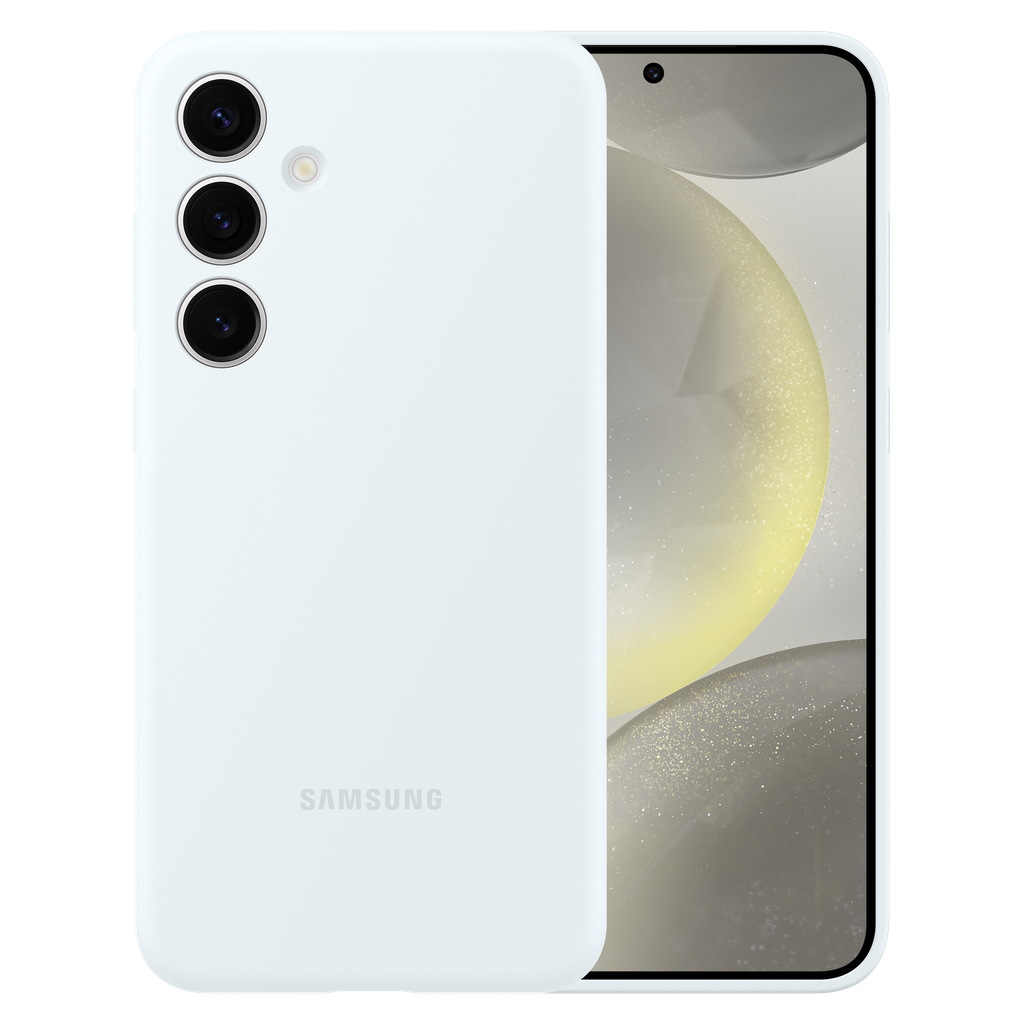 Samsung - Silicone Case For Samsung Galaxy S24 Plus - White