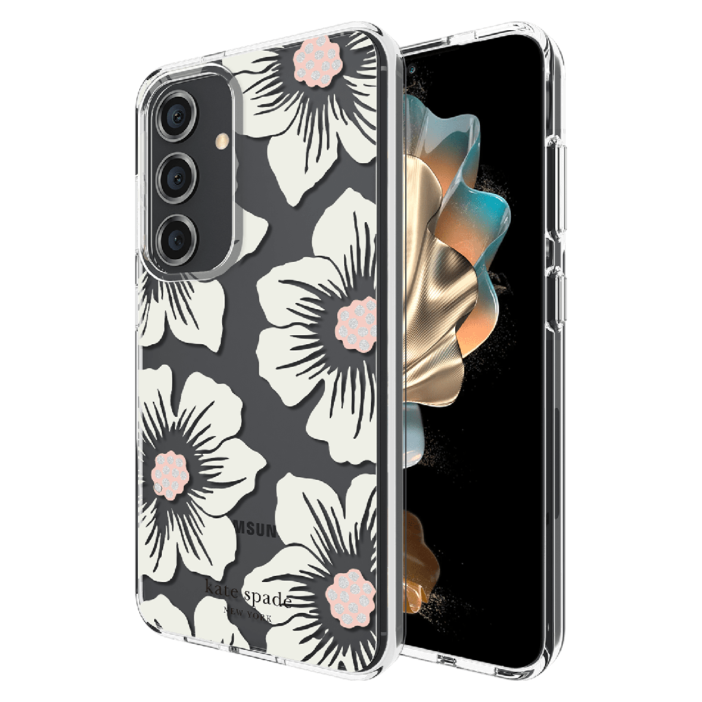 Kate Spade - Protective Hardshell Case For Samsung Galaxy S24 - Hollyhock Cream