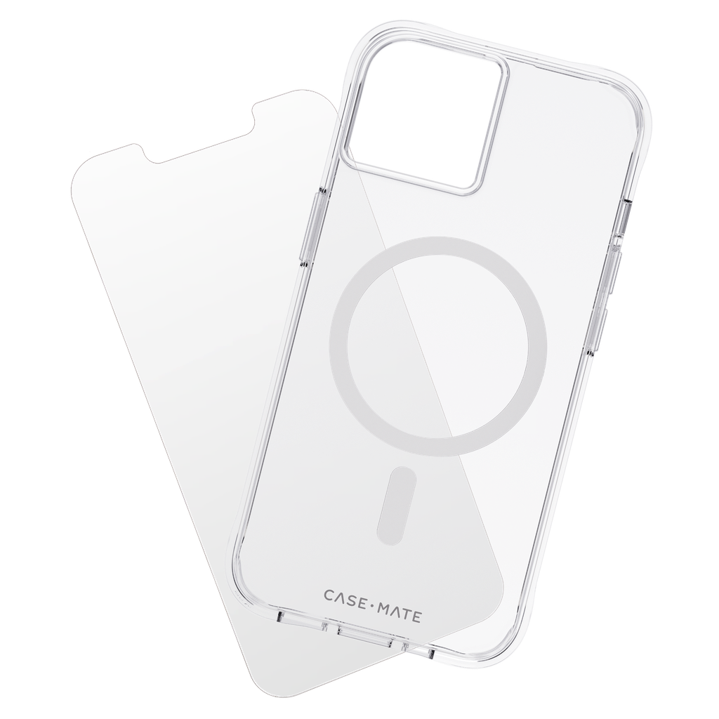 Case-mate - Protection Pack Magsafe Case And Glass Screen Protector For Apple Iphone 14  /  13 - Clear