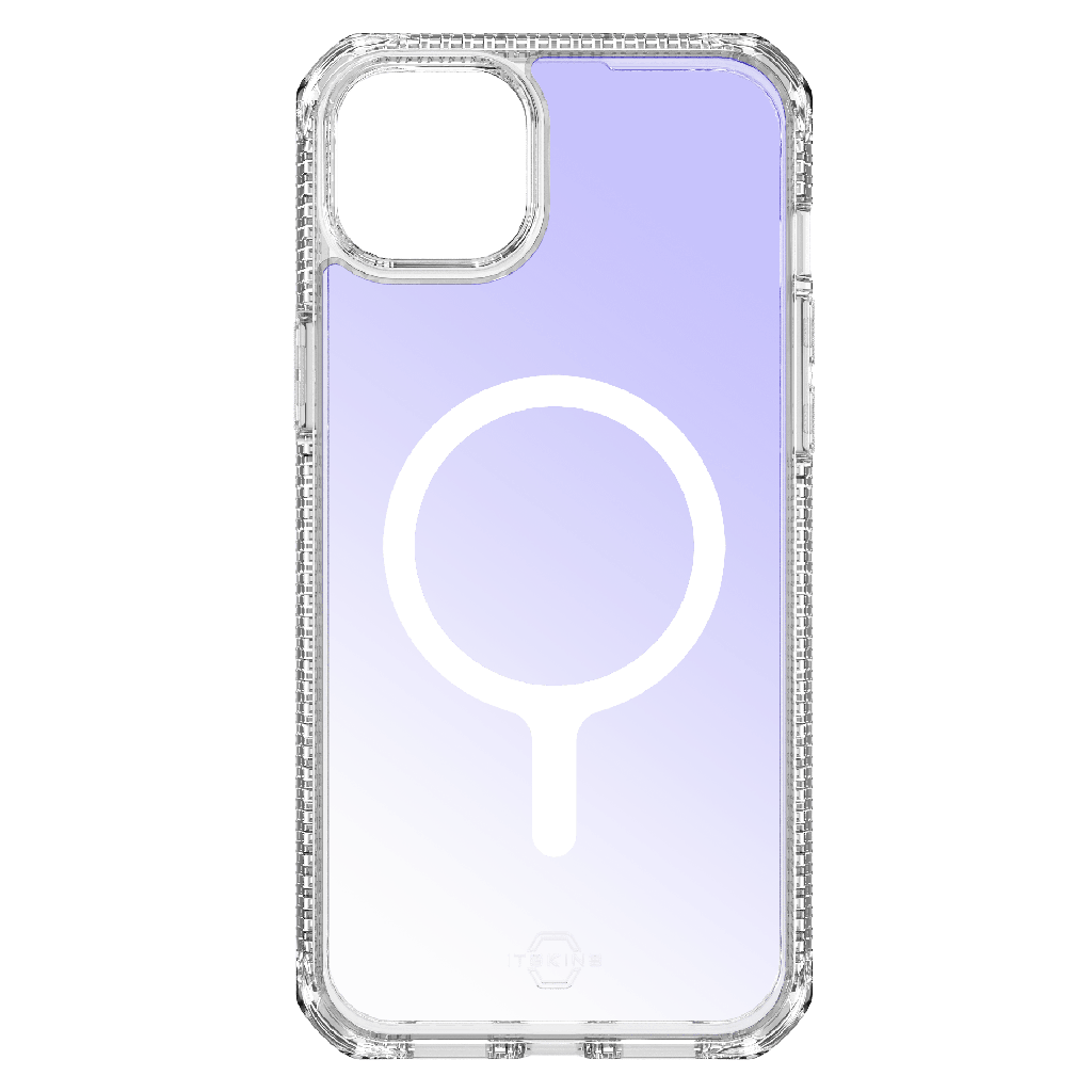 Itskins - Hybridr Iridescent Magsafe Case For Apple Iphone 15 Plus  /  Iphone 14 Plus - Iridescent Violet