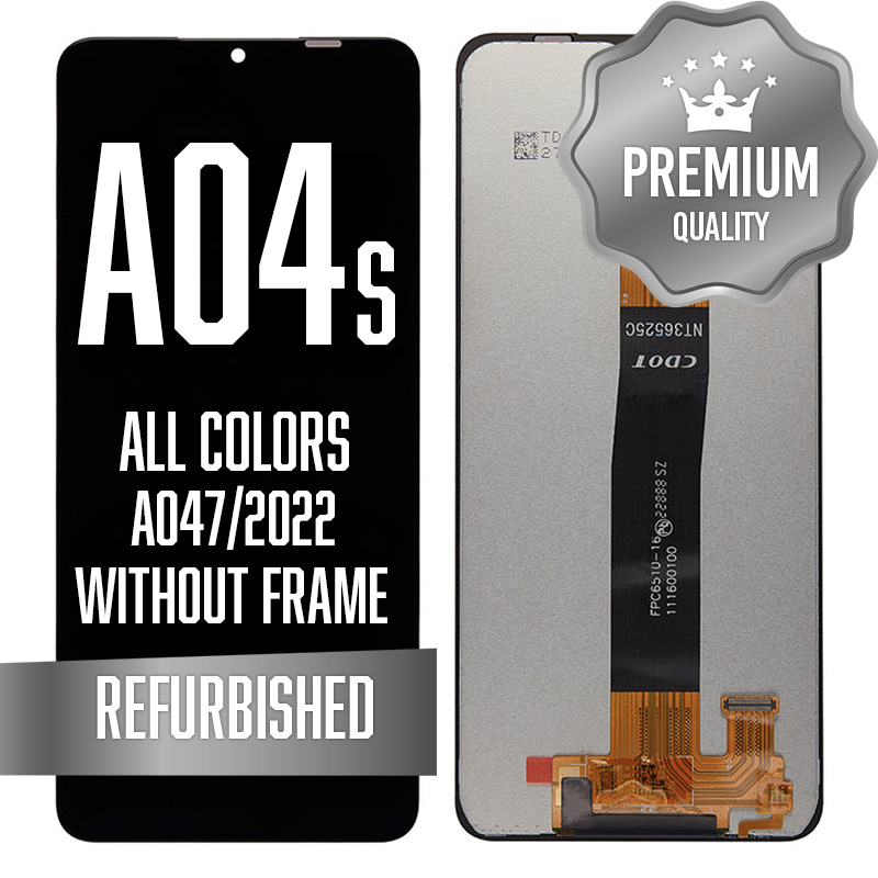 LCD Assembly without Frame for Samsung Galaxy A04S (A047 / 2022) - All Color (Refurbished)