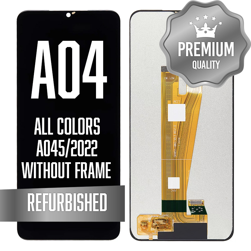 LCD Assembly without Frame for Samsung Galaxy A04 (A045 / 2022) - All Color (Refurbished)
