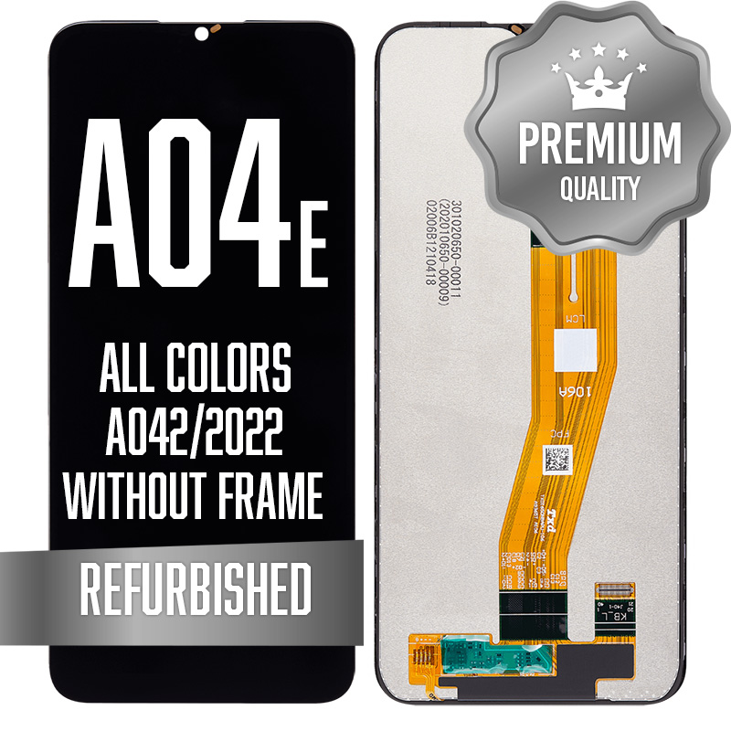LCD Assembly without Frame for Samsung Galaxy A04E (A042 / 2022) - All Color (Refurbished)