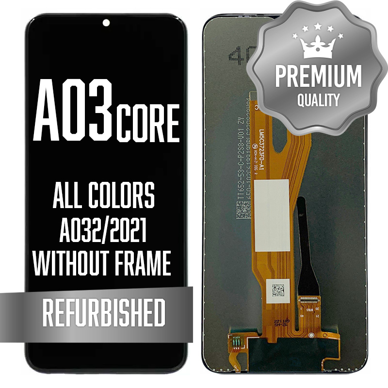 LCD Assembly without Frame for Samsung Galaxy A03 Core (A032 / 2021) - All Color (Refurbished)