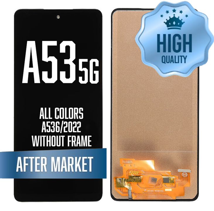 OLED Assembly For Samsung Galaxy A53 5G (A536 / 2022) Without Frame - All Colors (Aftermarket - OLED)