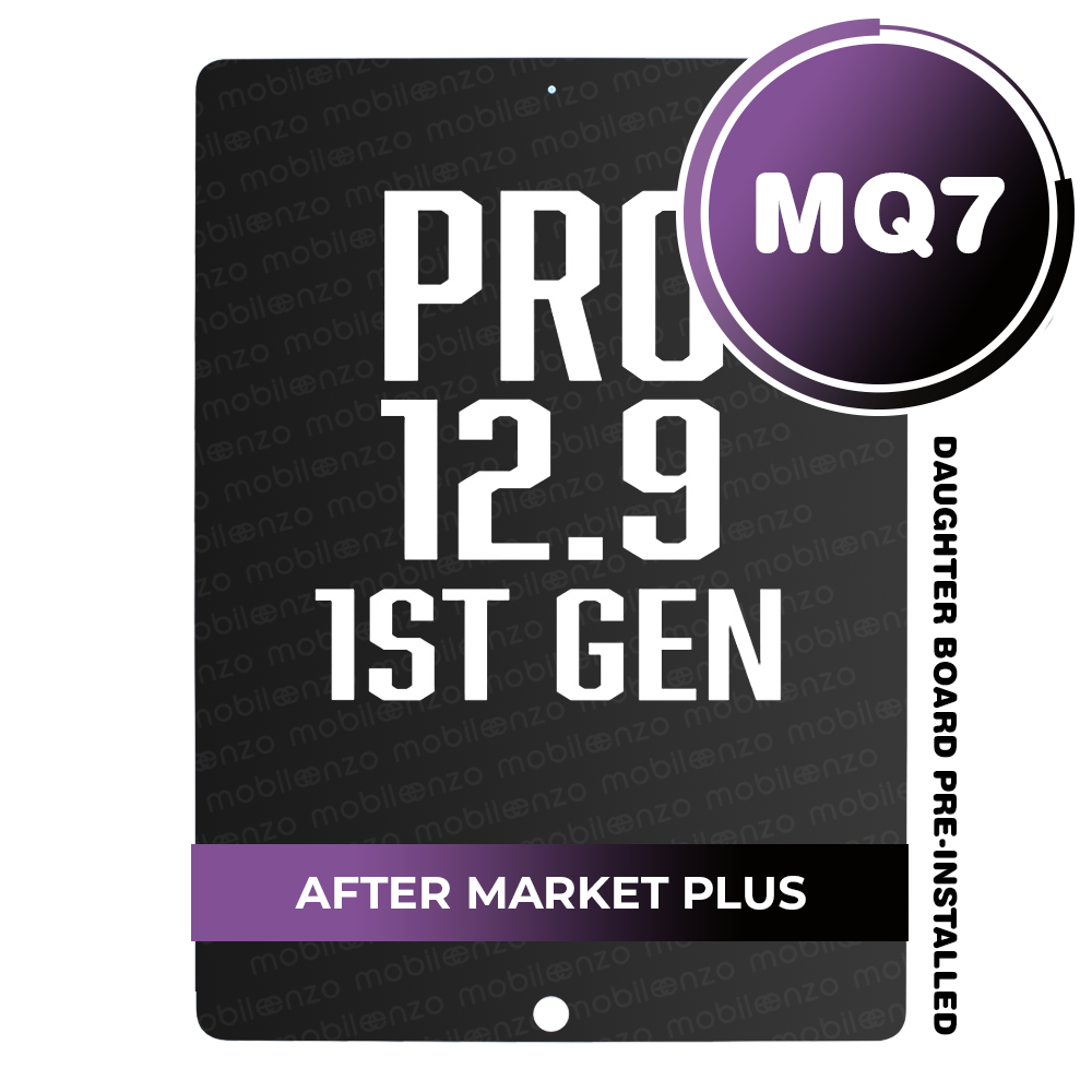 LCD with Digitizer for iPad Pro 12.9" (1st Gen/2015) Black (Daughter Board Installed) (Premium - Aftermarket)
