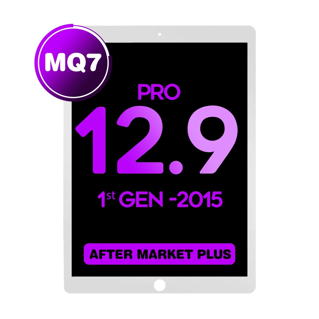 LCD Assembly with Digitizer for iPad Pro 12.9" (1st Gen/2015) (Daughter Board Installed) (MQ7 / Aftermarket Plus) - White