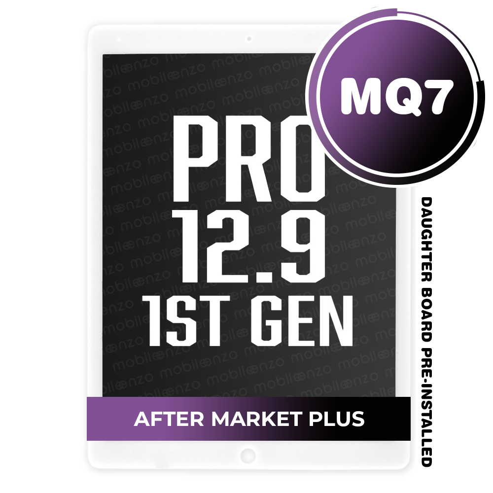 LCD with Digitizer for iPad Pro 12.9" (1st Gen/2015) White (Daughter Board Installed) (Premium - Aftermarket)