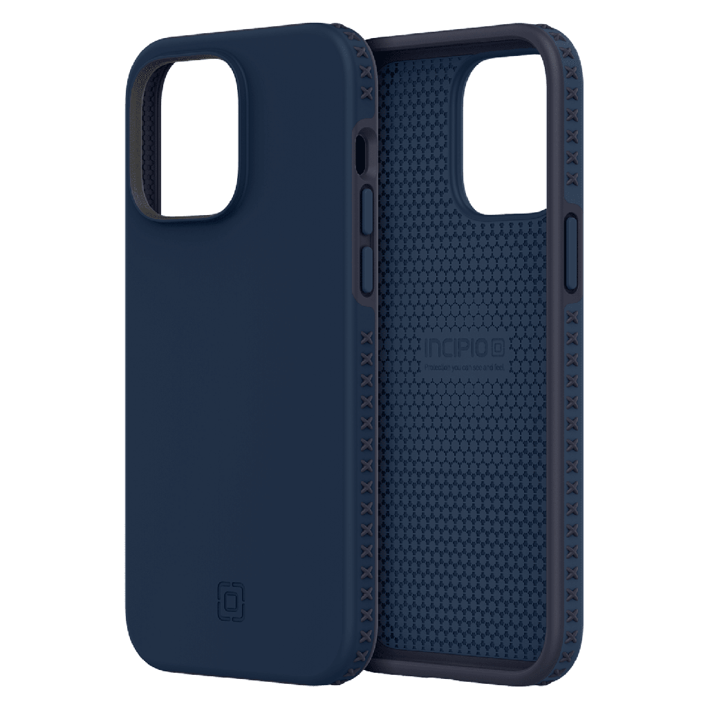 Incipio - Grip Case For Apple Iphone 14 Pro Max - Midnight Navy And Inkwell Blue