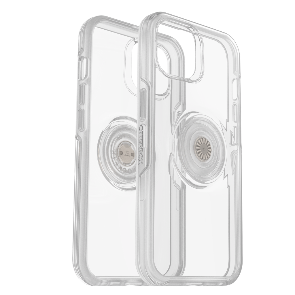 Otterbox  - Otter  Pop Symmetry Clear Case With Popgrip For Apple Iphone 14   /  Iphone 13 - Clear Pop